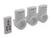Set Stopcontacten Met Afstandsbediening (3 Stopcontacten + Afstandsbed - 1