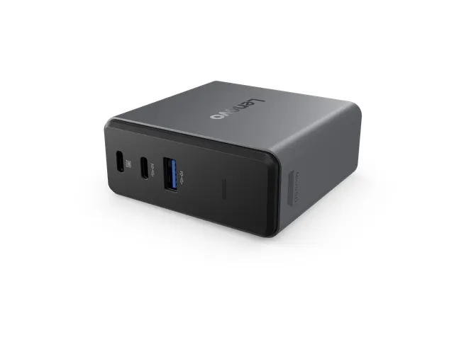 Lenovo X9 Charging GaN Dock, Bedraad, USB 3.2 Gen 2 (3.1 Gen 2) Type-C