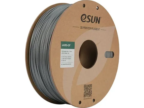 eSUN 3D printer Filament eABS-GF 1,75mm Zilver 1kg