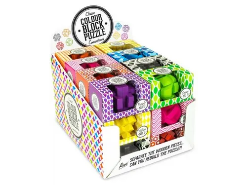 Puzzel Colour Block display assorti