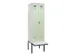 locker met bank,voor scheiding van kleding,HxBxD 2120x600x815mm,2vak