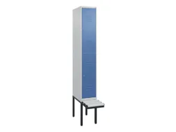 Dubbeldekse dekenkist,HxBxD 2120x300x815mm,1x2vak.,vak B 300mm