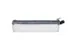 Trousse Foldersys 170x40mm PVC transparent avec fermeture éclair noir