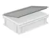 Couvercle À Charnières Pour Bac Norme Europe Lxl 400X300Mm Gris
