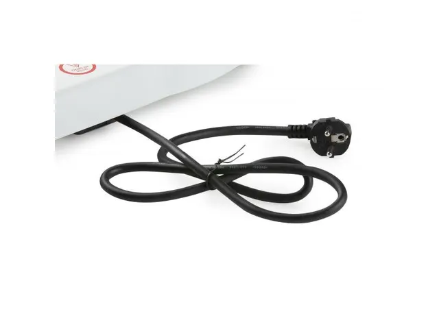 Elektrische Kookplaat 2 Pits 6 Standen 1000-1500W Wit