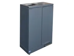 Bica 974 Afvalscheidingsunit 2x65 Liter Zwart