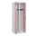 locker voor scheiding van kleding,HxBxD 1850x600x500mm,2vak