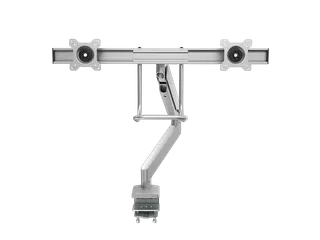 Monitorarm Fellowes Eppa voor 2 Schermen Crossbar Zilver - 2