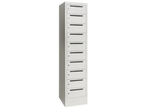 Postsorteerkast 1850x430x500mm 10 Vakken Vak B 400mm Met Postsleuf