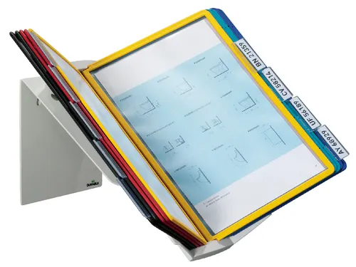 Bureaustandaard A4 Vario System Pro Met 10 tassen Grijs