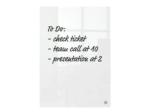 Notitiebord Nobo transparant acryl A4