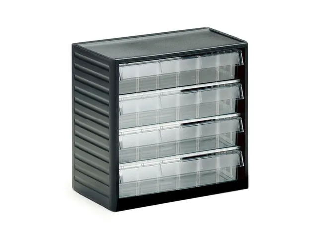 Magazijnunit Pp-Behuizing Hxbxd 290x310x180mm 4 Laden Maat 5