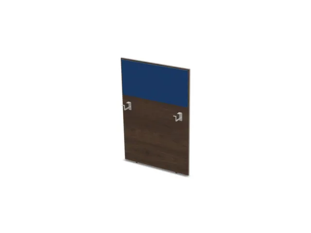 baliepaneel bureau aanbouw rechts 800mm NV bruin hickory BN6016-blauw