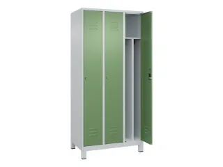 locker voor scheiding van kleding,HxBxD 1950x900x500mm,3vak - 2