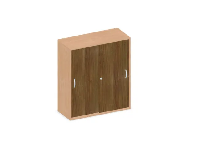 Schuifdeurkast 1150x1000x430mm Romp Beuken Decor Front Noten