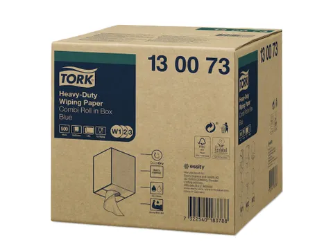 Tork 130073 Heavy-duty Paper Combirol Blauw 2-laags poetspapier