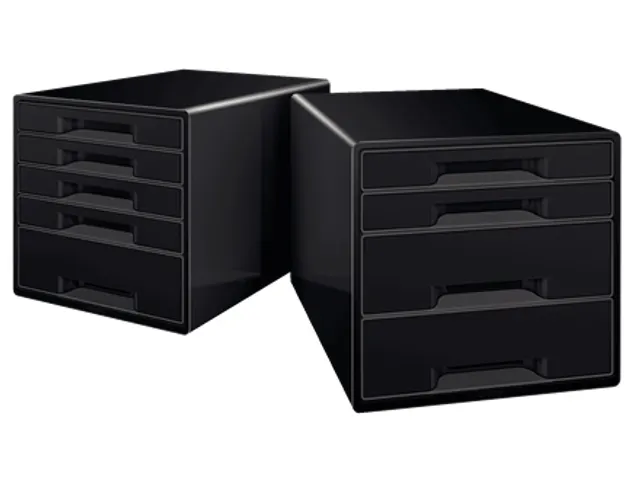 Leitz WOW CUBE Ladenblok 5 laden zwart
