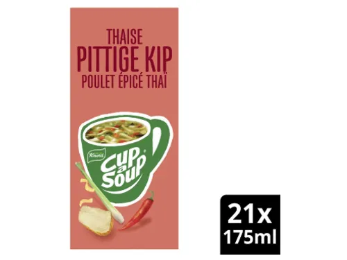 Cup a Soup Knorr Thaise pittige kip 175ml doos 21 stuks