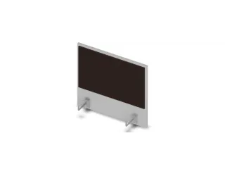 opzetpaneel bureau aanbouw zijkant MP-lichtgrijs BN2036-bruin 600mm - 1
