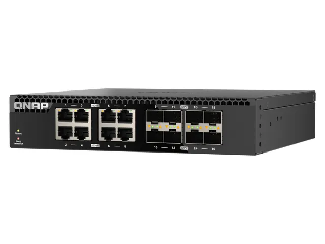 Unmanaged, 8x 10GbE SFP+, 8x 10GbE BASE-T (RJ45), 80W Max, 43.3 x 207