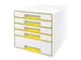 Ladenblok Leitz WOW Cube 5 laden wit/geel