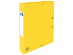 Elastobox Oxford Top File+ A4 40mm geel