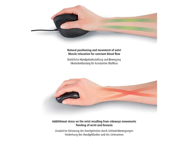 Muis Hama EMW-500 optical draadloos verticaal zwart