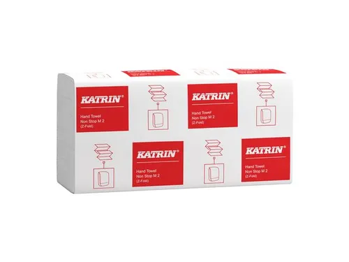 Handdoek Katrin 61617 Z-vouw 2-laags wit 240x203mm 25x160st
