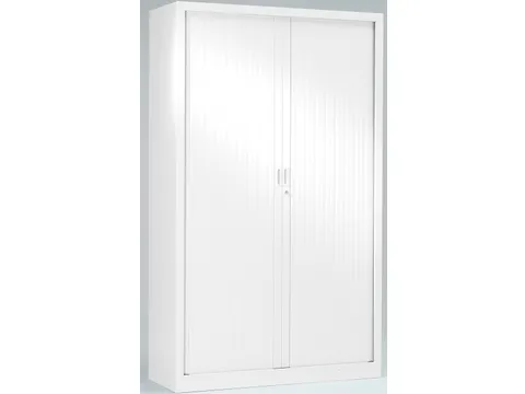 Roldeurkast, hoogte 69,5 cm, wit