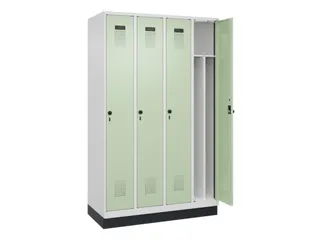 locker voor scheiding van kleding,HxBxD 1950x1200x500mm,4vak - 1
