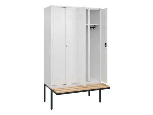locker voor scheiding van kleding,HxBxD 2120x1200x815mm,4vak