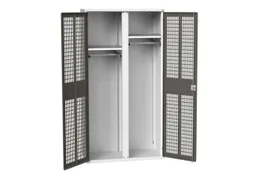 universele kast,HxBxD 2000x1050x550mm,2xStalen bodem,scheidingswand