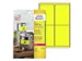 Avery Zweckform Ultra sterk etiket L6127-20 99.1x139mm Geel 80 stuks