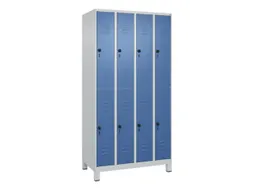 dubbeldekse locker,HxBxD 1950x1000x500mm,4x2vak.,vak B 250mm