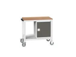 werkbank,verrijdbaar,HxBxD 930x1000x600mm,multiplexblad