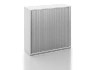 jaloeziedeurkast,HxBxD 1200x1200x450mm,sokkel kleur wit,decor wit - 2