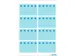 Etiket Herma 3773 26x40mm Diepvries Blauw 48 stuks
