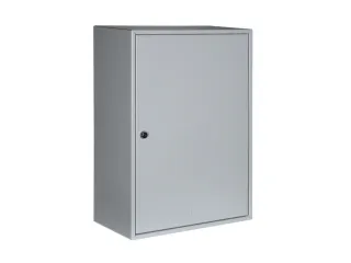 Sleutelkast HxBxD 550x380x140mm 200 Haakjes 1 Deur 1 Wand RAL7035 - 1