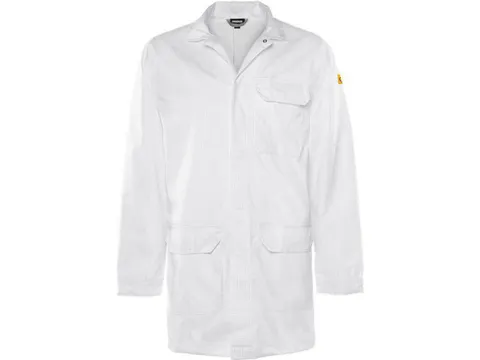 Fristads 3080 ELP ESD stofjas wit Oeko-tex maat 2XL