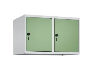 opzetkast,v. locker,2vak.,vak B 400mm,HxBxD 500x800x500mm,vleugeldeur - 1