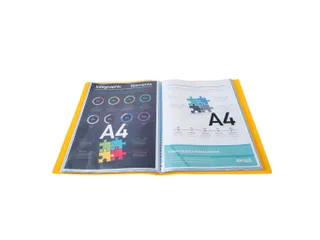 Showalbum PP 30 tas A4 geel - 4