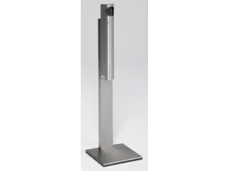 Staande Asbak 3.5 liter Hxbxd 1250x310x310mm Rvs