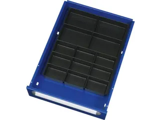 lade-indelingsset,v. werkbank,13vakken,v. front H 120-360mm - 2
