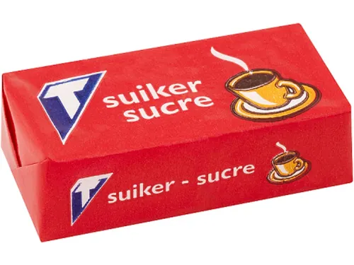Suikerklontjes 2x2,5 Gram Doos 1000 Stuks