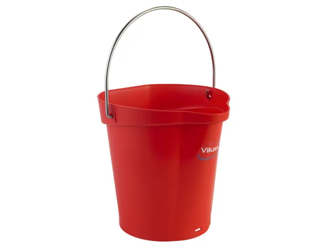 Hygiene 5688-4 emmer 6 liter rood maatverdeling en schenktuit