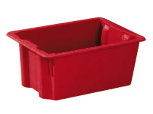 Draaistapelbak Pp Hxlxb 180X400X280Mm 13L Rood