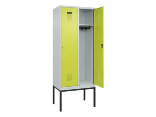 locker,HxBxD 2120x800x500mm,2vak,vak B 400mm,cil.-slot,voetonderstel - 1