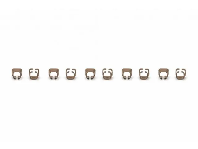 Kleurclips Voor Patchkabels RJ45-stekkers Bruin100 Stuks