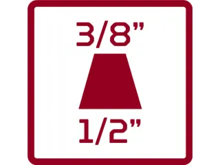 R67131002 Reductie-/magnificatieadapterset 6in2 2-delig - 5