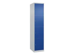 lockerkast,HxBxD 1850x400x500mm,1x4vakken,vak B 400mm,cil.-slot